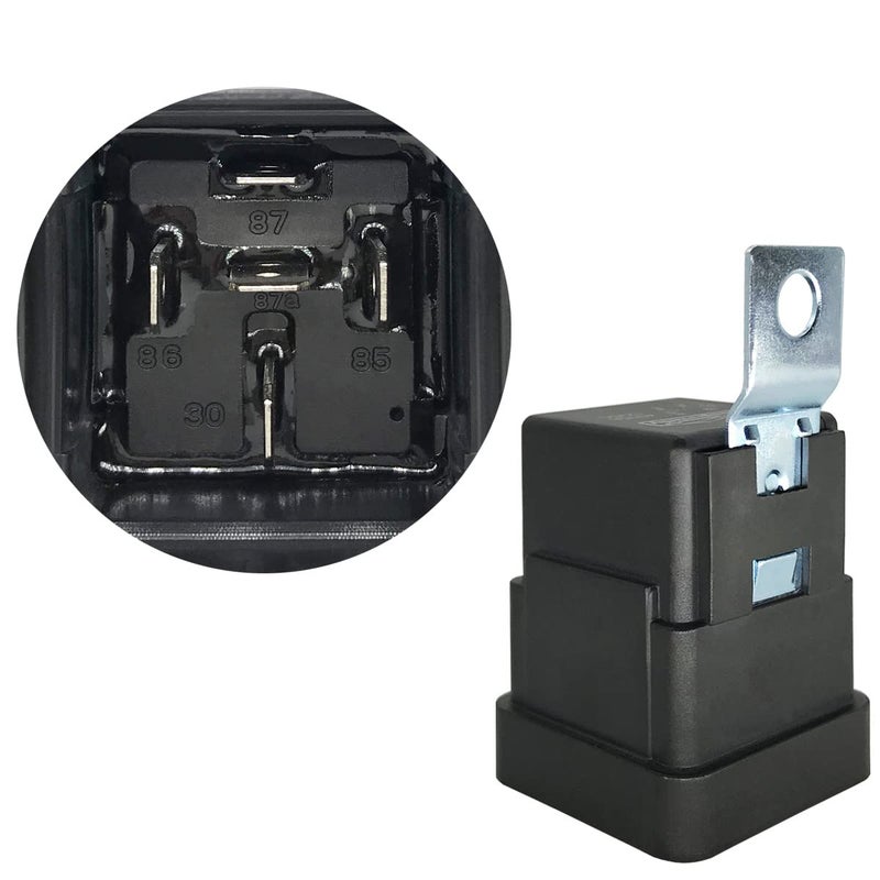 irhapsody 1 Pack 40/30 AMP 12V DC Waterproof Relay Kit with Heavy-Duty Pigtail, 5-PIN SPDT Automotive Relay - Image 3